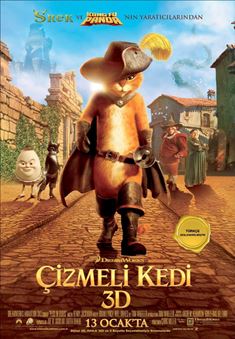 Çizmeli Kedi afişi
