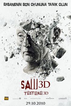 Testere 3D afişi