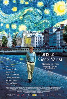 Paris'te Gece Yarısı afişi