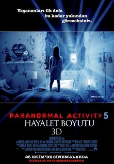 Paranormal Activity 5: Hayalet Boyutu afişi