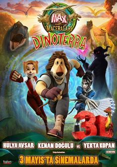 Max Maceraları: Dinoterra afişi