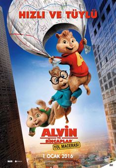Alvin ve Sincaplar: Yol Macerası afişi