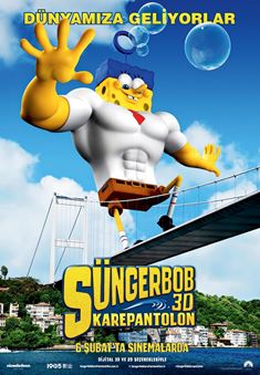 Sünger Bob Kare Pantolon 3D afişi