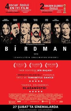 Birdman veya (Cahilliğin Umulmayan Erdemi) afişi