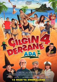 Çılgın Dersane: Ada afişi