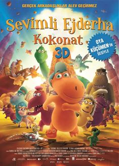 Sevimli Ejderha: Kokonat 3D afişi