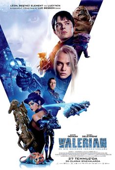 Valerian ve Bin Gezegen İmparatorluğu afişi